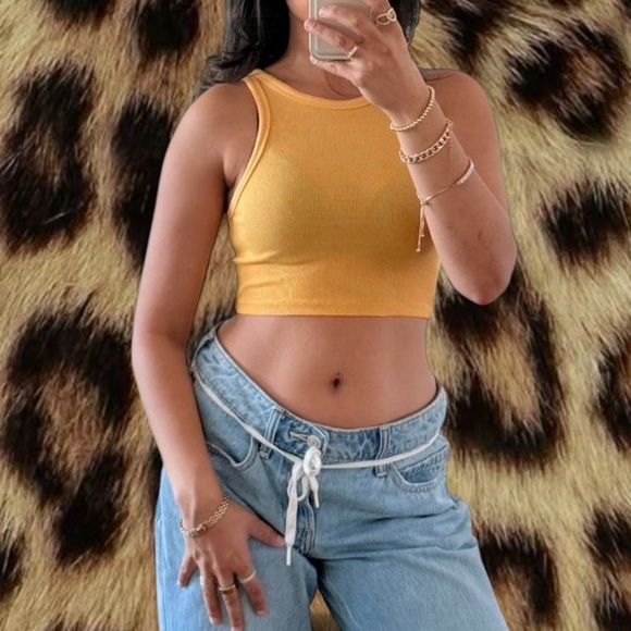 ZARA Tangerine Tank - Picture 1 of 4